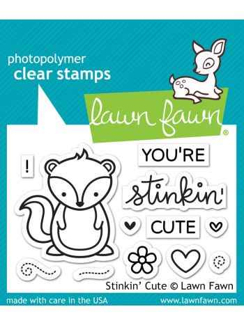 Lawn Fawn - Stinking' Cute Clear Stamp